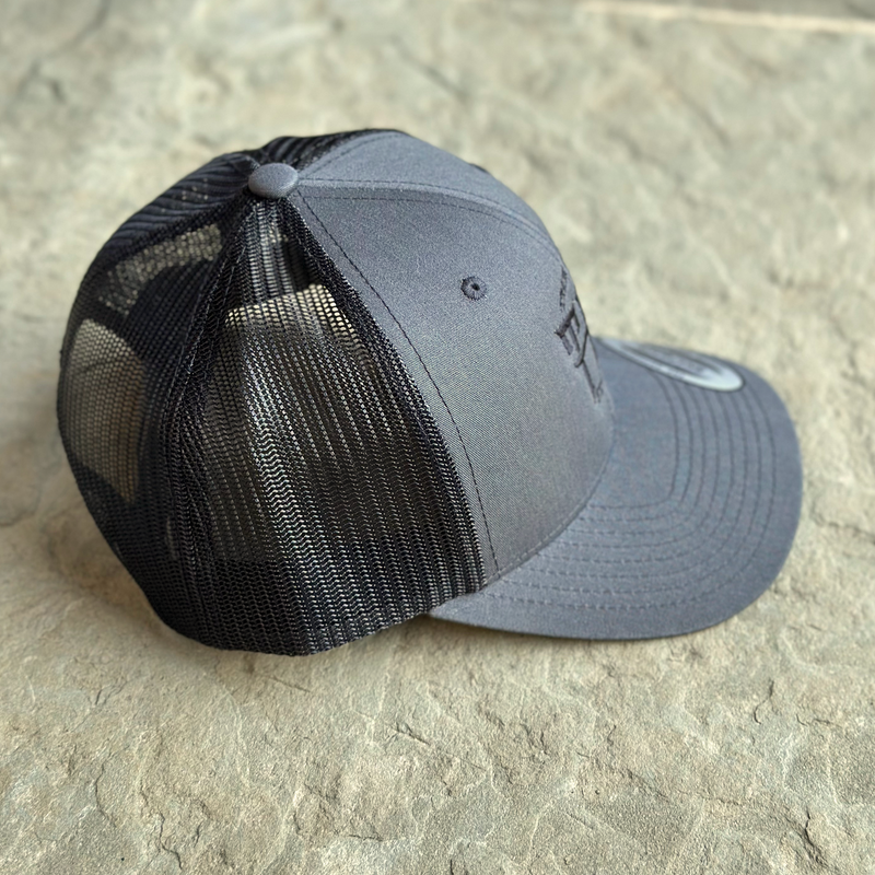 TBS Trucker Hat - Charcoal/Black/Black Logo